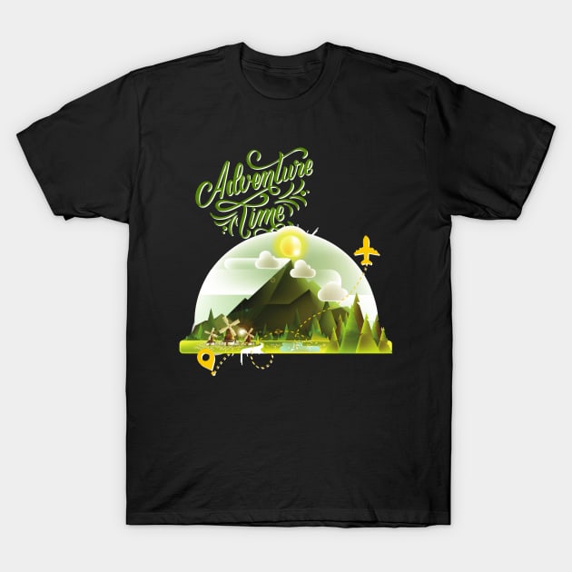 Ready for new adventure time love travel Explore the world holidays vacation T-Shirt by BoogieCreates